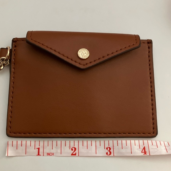 ANNE KLEIN WALLET BROWN AND GOLD CHAIN - Picture 4 of 11